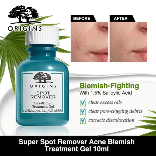 Origins Super Spot Remover Acne Treatment Gel with Salicylic Acid 10ml