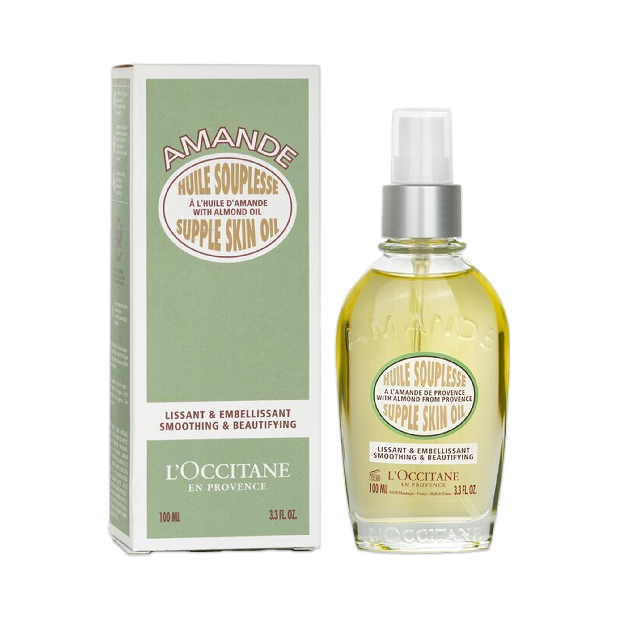 L’Occitane Almond Supple Skin Oil - Smoothing & Beautifying 100ml Main image