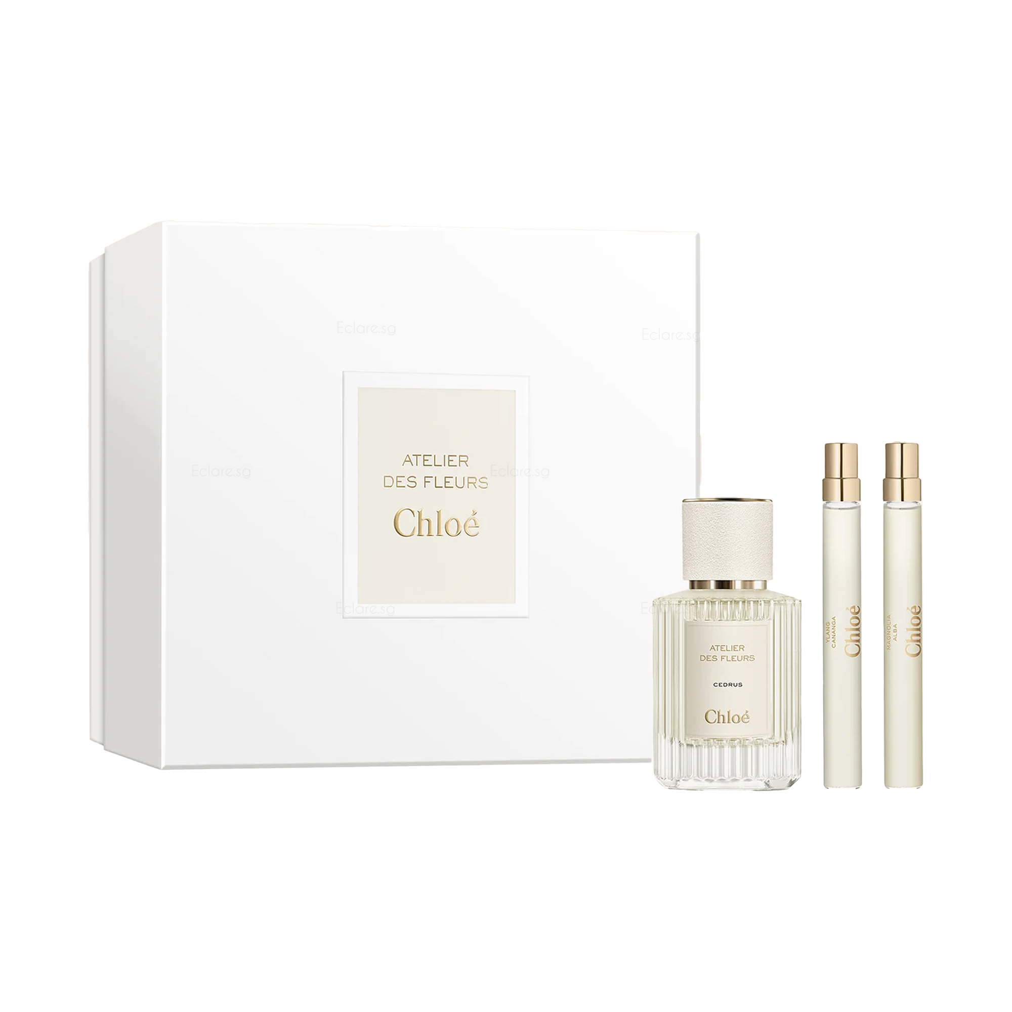 Chloé Atelier des Fleurs Cedrus 50ml Gift Set (Complimentary Magnolia Alba 10ml Penspray + Ylang Cananga 10ml Penspray) Main image