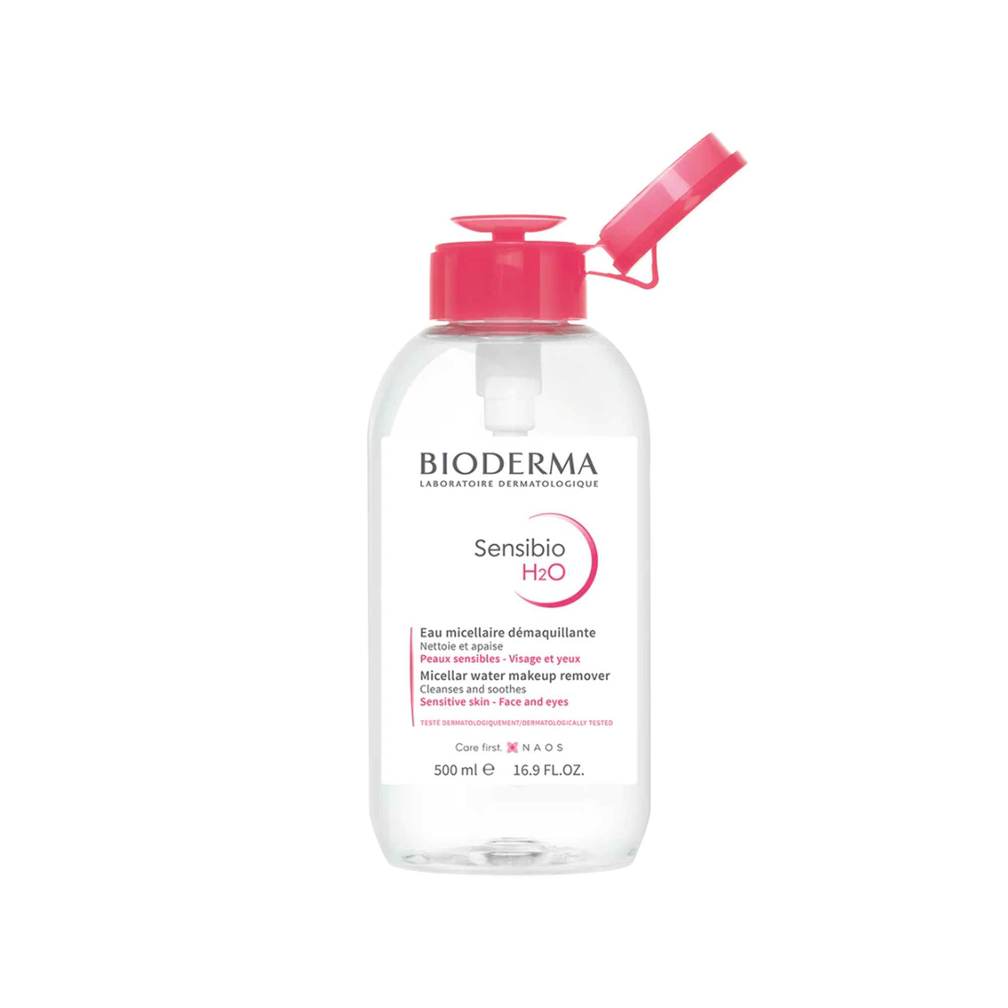Bioderma Sensibio H2O Purifying Micellar Water with Reverse Pump 500ml Secondary image