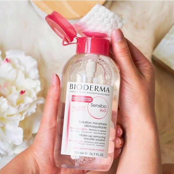 Bioderma Sensibio H2O Purifying Micellar Water with Reverse Pump 500ml
