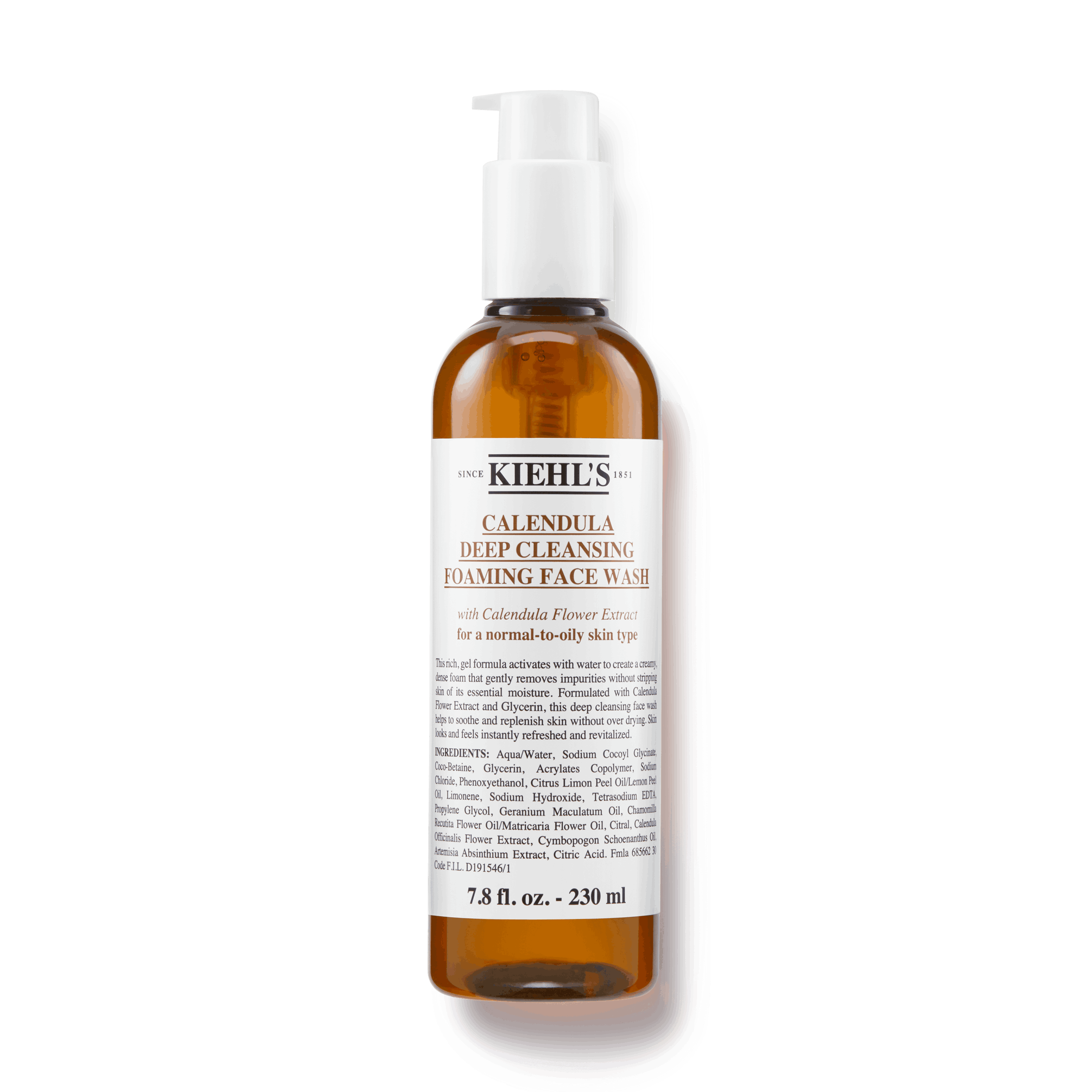 Kiehl's Calendula Deep Cleansing Foaming Face Wash 230ml Main image