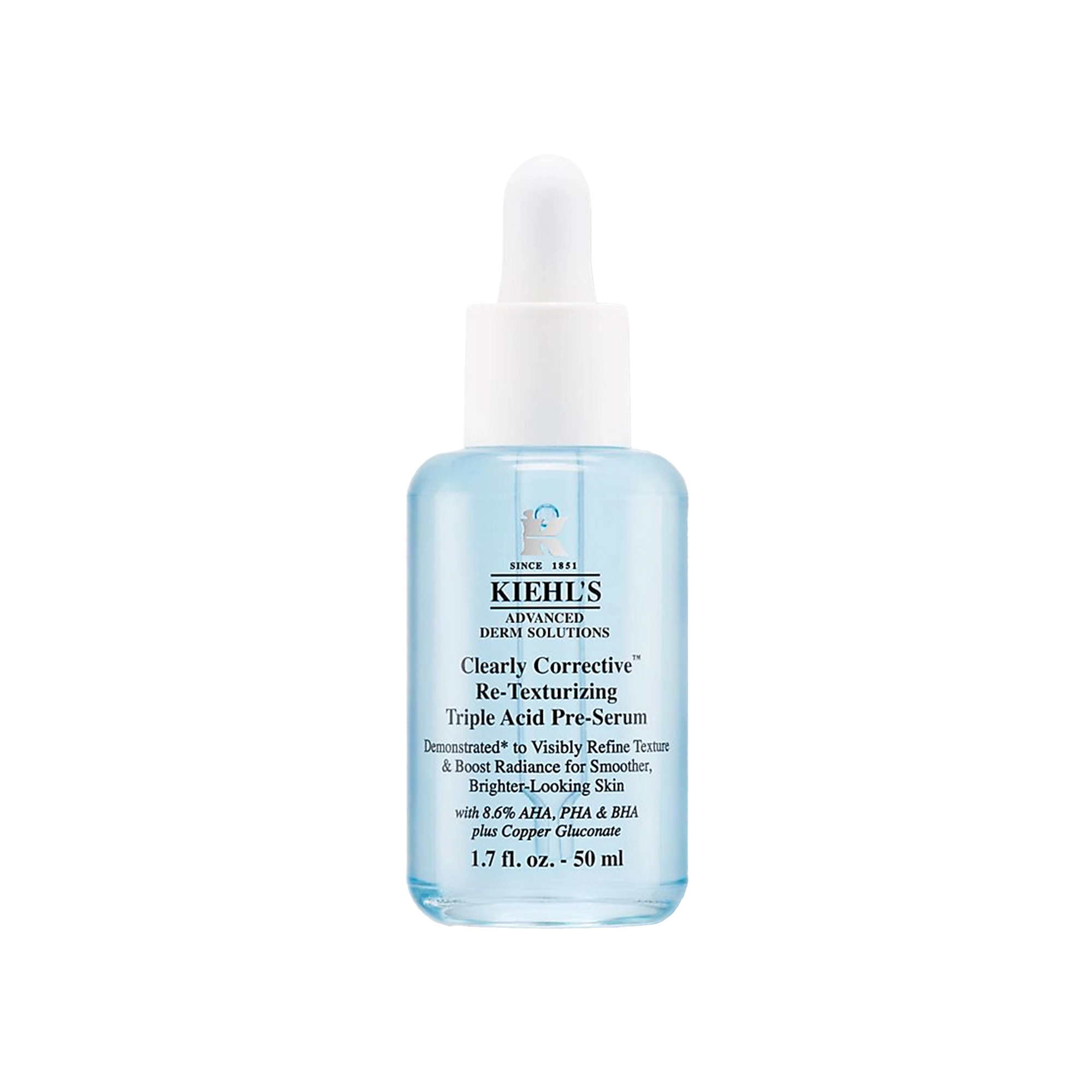 Kiehl’s Clearly Corrective Daily Re-Texturizing Triple Acid Pre-Serum 50ml Main image