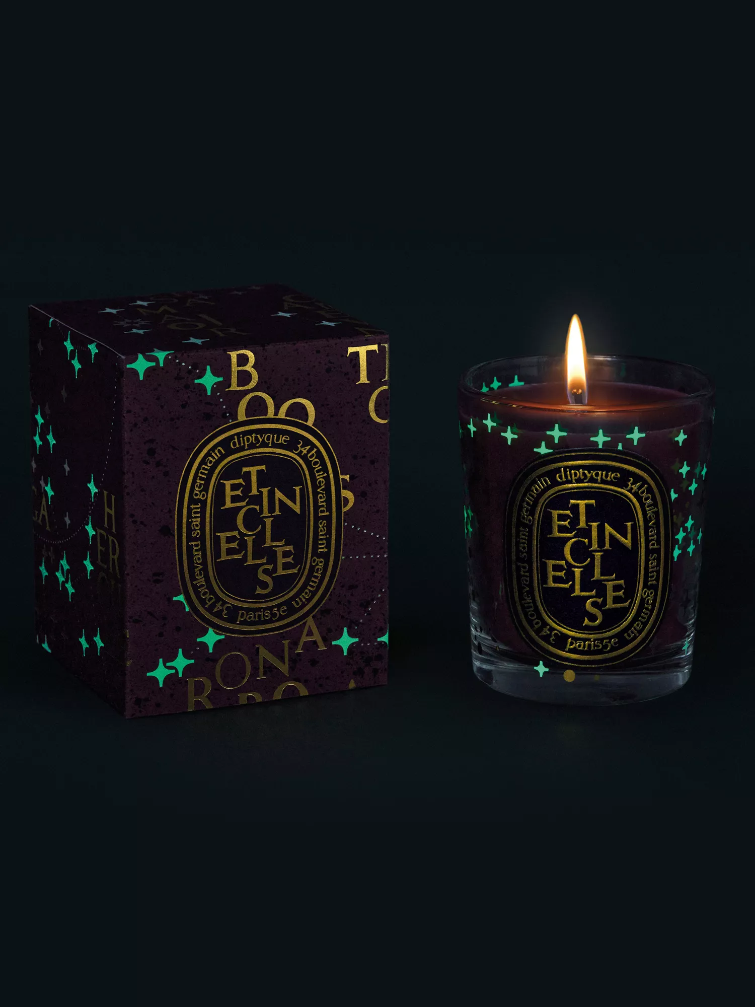 Diptyque Scented Candle - Etincelles Holiday Collection (190g)