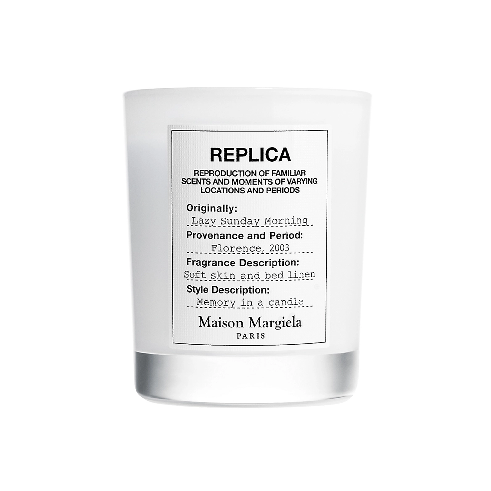 Maison Margiela Replica Lazy Sunday Morning Scented Candle Main image
