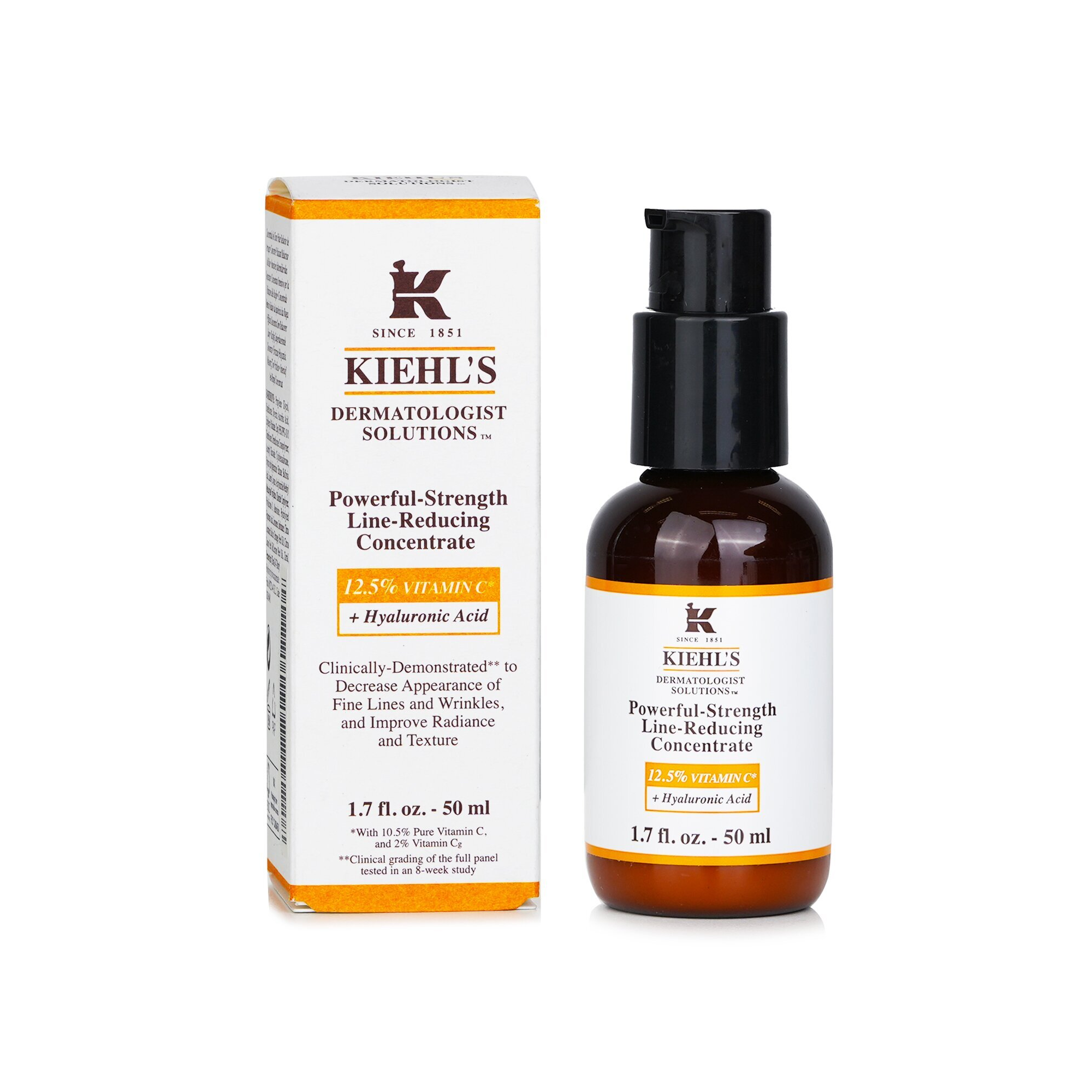 Kiehl's Dermatologist Solutions Powerful-Strength Line-Reducing Concentrate (With 12.5% Vitamin C + Hyaluronic Acid) 50ml Main image