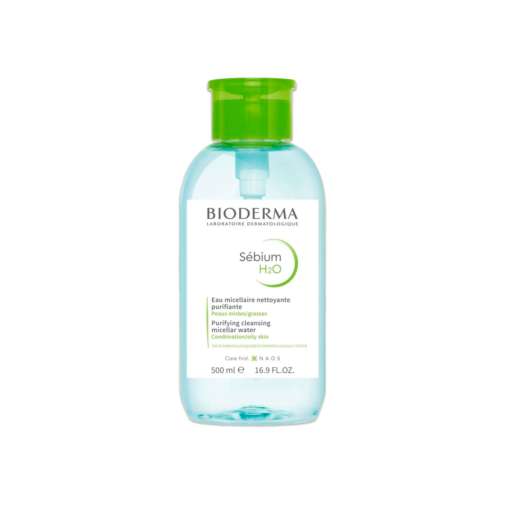 Bioderma Sébium H2O Purifying Micellar Water with Reverse Pump 500ml Main image