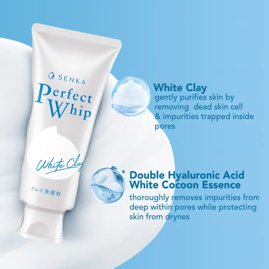 SENKA Perfect Whip White Clay Beauty Foam Facial Cleanser Secondary image