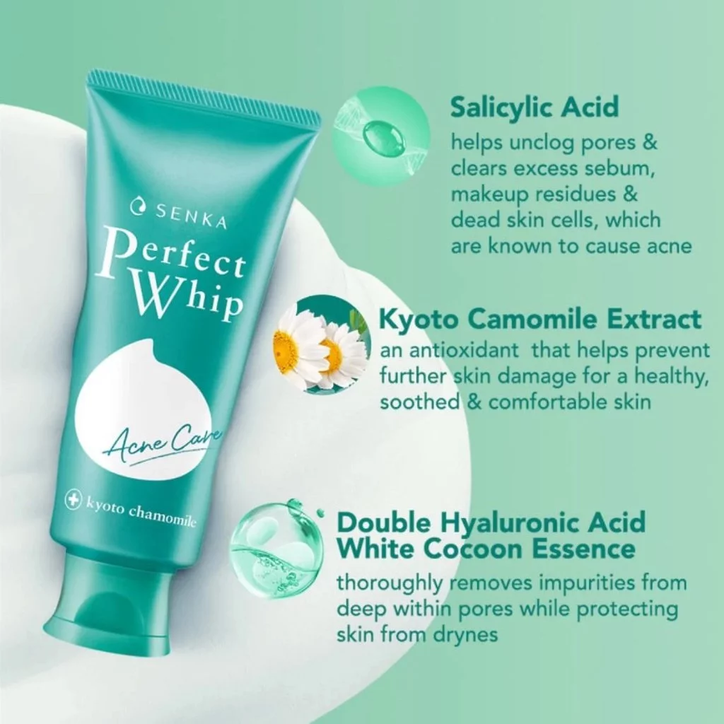 SENKA Perfect Whip Acne-Care Beauty Foam Facial Cleanser Secondary image