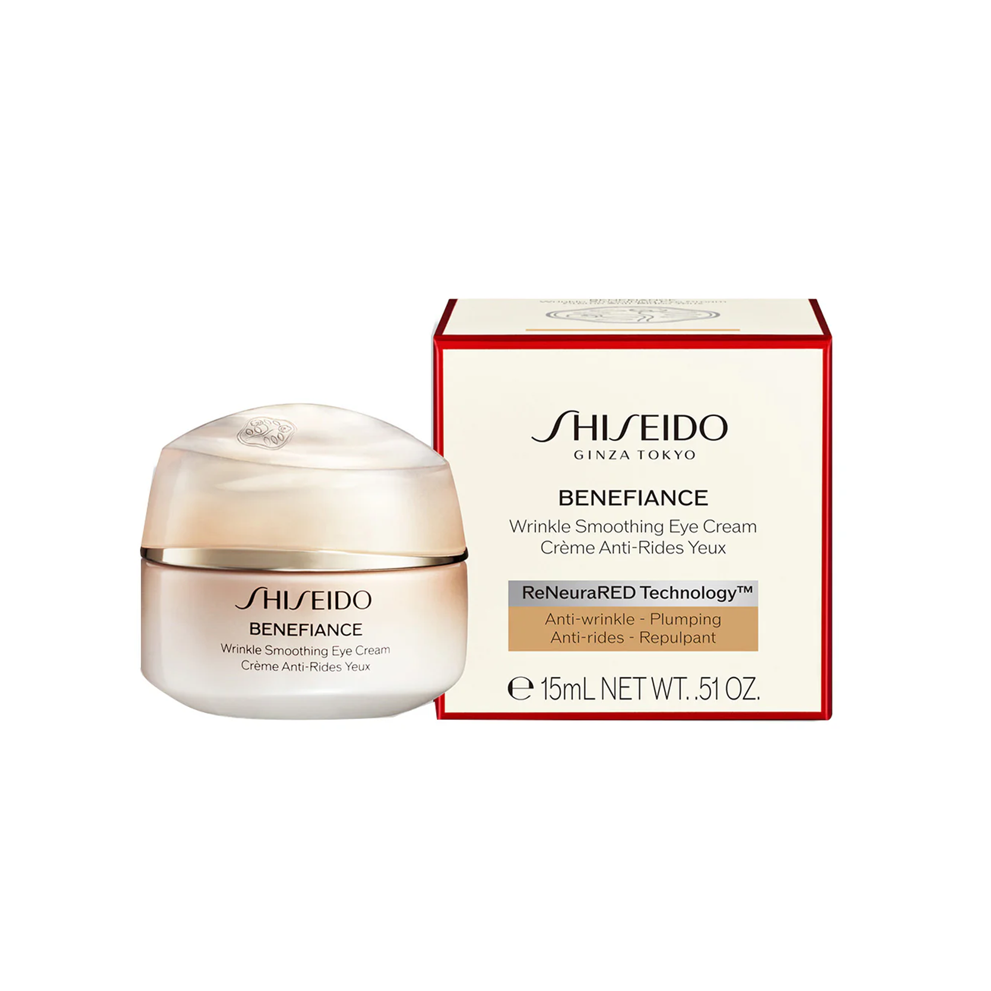 Shiseido Benefiance Wrinkle Smoothing Eye Cream 15ml Main image